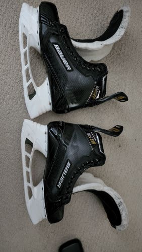 Senior Used Bauer Supreme UltraSonic Hockey Skates Regular Width Pro Stock Size 8