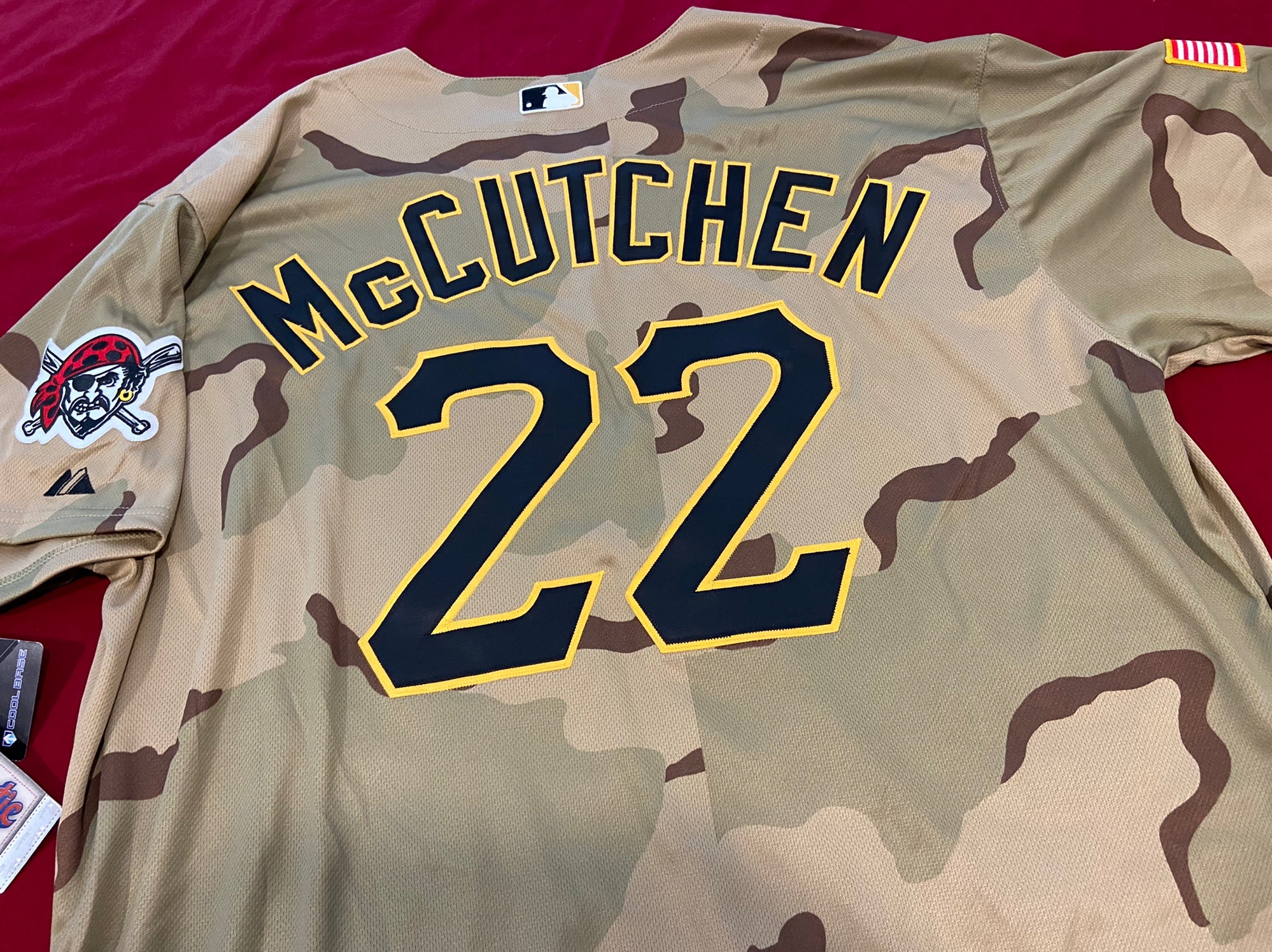 MLB Andrew McCutchen Pittsburgh Pirates 2012 Camo Majestic