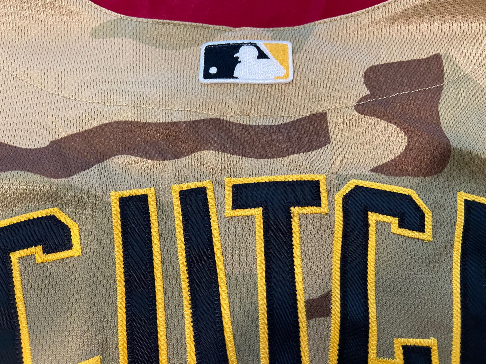 Andrew McCutchen Signed Pittsburgh Pirates Camouflage Majestic Jersey (MLB  Hologram)