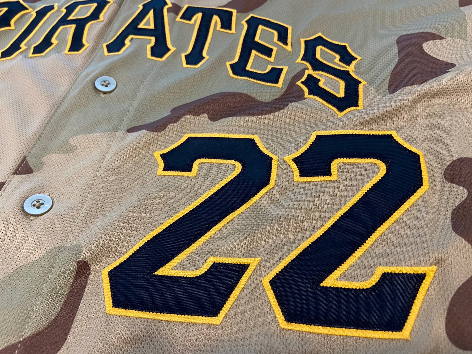 Women's Pittsburgh Pirates Andrew McCutchen Majestic Gold Alternate Cool  Base Player Jersey
