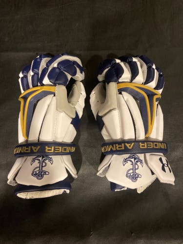 Navy Lacrosse Gloves