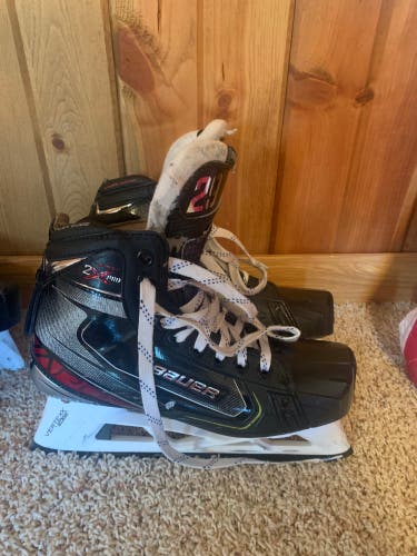 Used Bauer Regular Width Pro Stock Size 6.5 Vapor 2X Pro Hockey Goalie Skates
