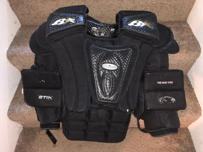 Used Large Brian's Pro Stock G-Netik Pro II Goalie Chest Protector