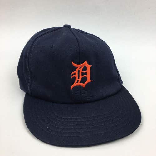 Vintage 80s Detroit Tigers McDonald's Giveaway Snapback Hat Cap Orange D Away