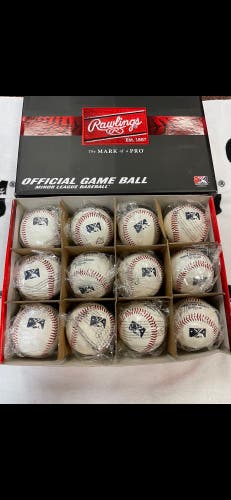 (12) ( OFFICIAL ) ( MILB ) Rawlings Baseballs