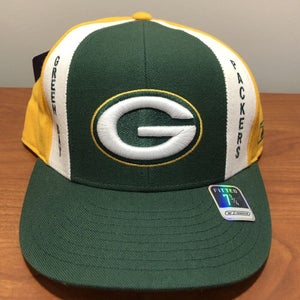 Green Bay Packers Hat Baseball Cap Fitted NFL Football Reebok 7 3/4 Adult NWT