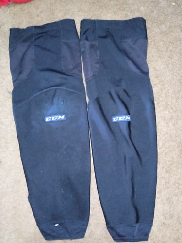 Blue Senior Used Large CCM SX8000 Socks Pro Stock