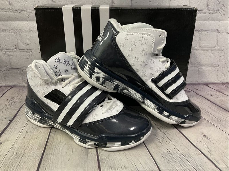 Adidas TS ACE Commander Womens Basketball Shoes Size 8 White Blue New Box | SidelineSwap