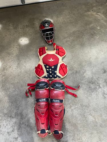 All Star System 7 Catcher's Set