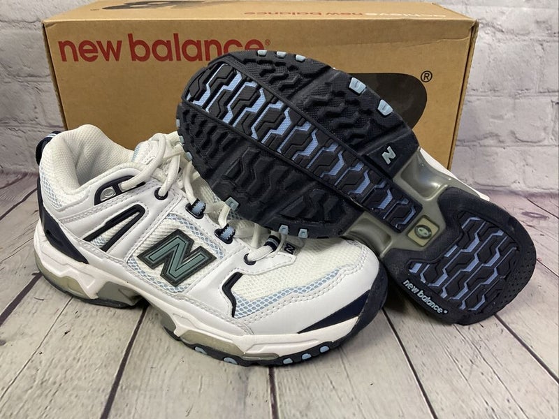 orden Porra Rocío New Balance Mens Athletic Shoes Size 7 White Blue Comfortable New With Box  | SidelineSwap