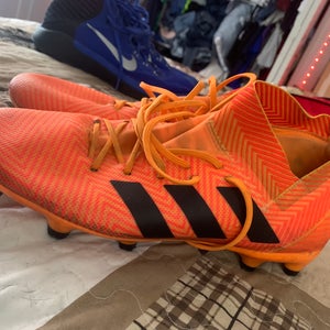 Orange Men's Size 9.5 (Women's 10.5) Adidas Nemeziz Cleats