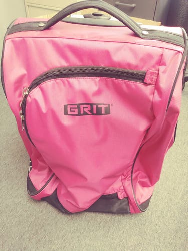 New Grit Figure Skate Tower SK2 Equipment Bag 20" inch skating wheeled roller pink
