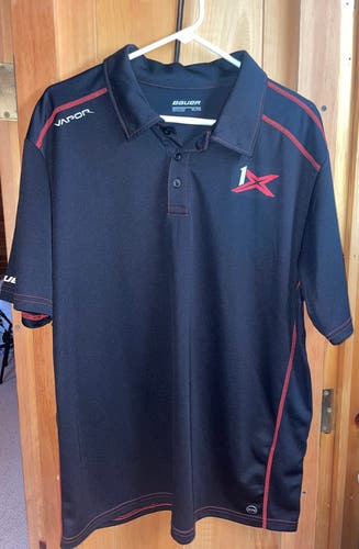 Bauer Vapor 1X Golf Shirt XL Black