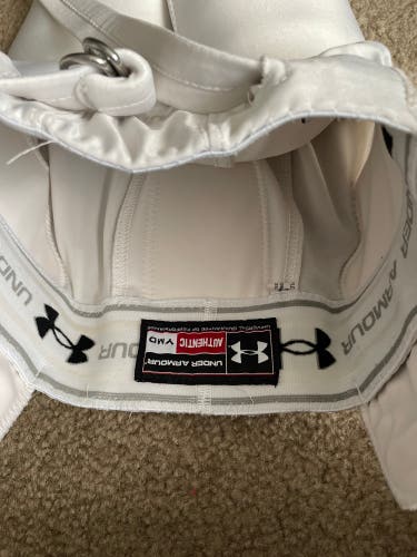 Under Armour white integrated youth football pants