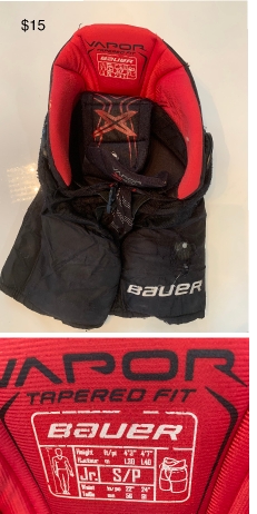 Junior Used Small Bauer vapor x800 lite Hockey Pants