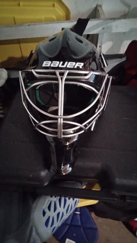 Black Used Bauer  NME Goalie Mask