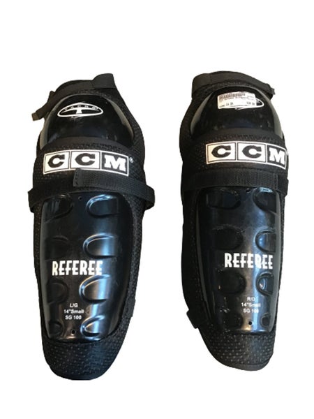 Used Ccm Referee 14" Hockey Shin Guards