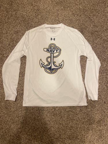 Navy Lacrosse Long Sleeve Shirt