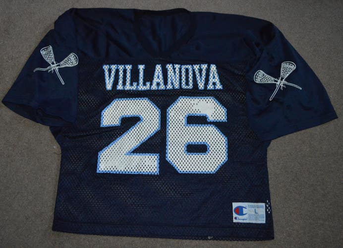 Villanova Wildcats Lacrosse Game Worn Champion Jersey