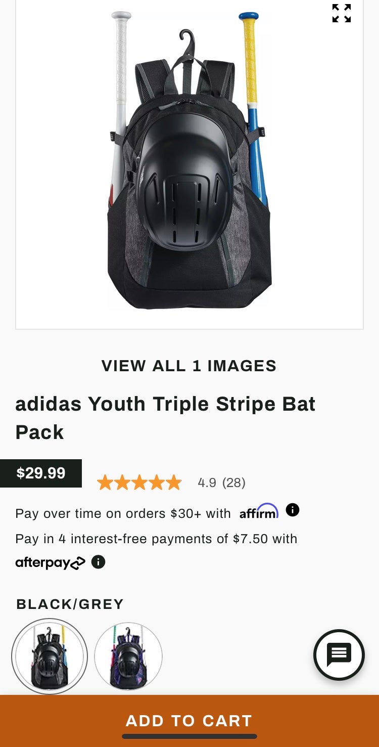 adidas triple stripe bat pack