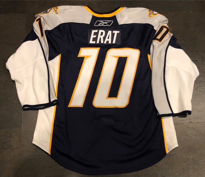 GAMEWORN Meigray Reebok Edge Nashville Predators ERAT 2010-11 Jersey