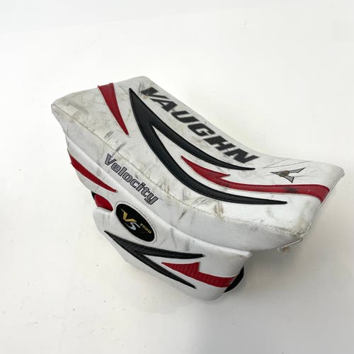 Used White, Red, and Black Vaughn Velocity V5 Blocker | Intermediate