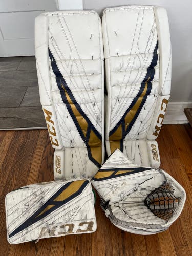 Used 34" Regular Pro Stock Extreme Flex 4 Goalie Full Set