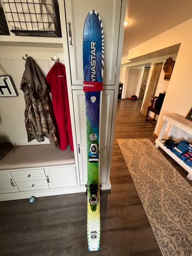 Used Unisex Dynastar Powder Cham 2.0 97 Skis With Bindings Max Din 12