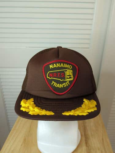 Vintage Nanimo NRTS Transit Gold Leaf Snapback Patch Hat