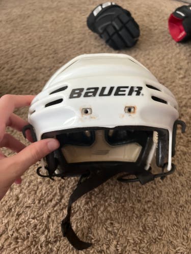 Used  Bauer Helmet