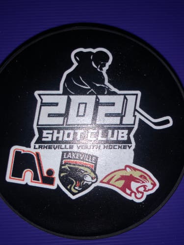 2021 SHOT CLUB LAKEVILLE YOUTH HOCKEY PUCK