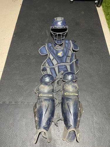 Used Intermediate Easton Catcher's Combo