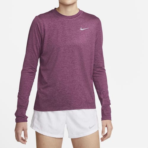 Women's Nike Dri-FIT Long Sleeve Shirt size Small | Element Running Crew Neck