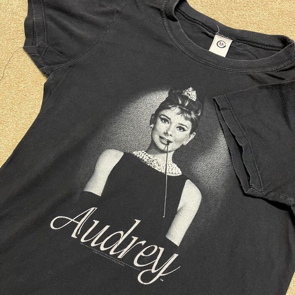 Audrey Hepburn T Shirt Women Small Black Retro 2005 Vintage Retro USA Made