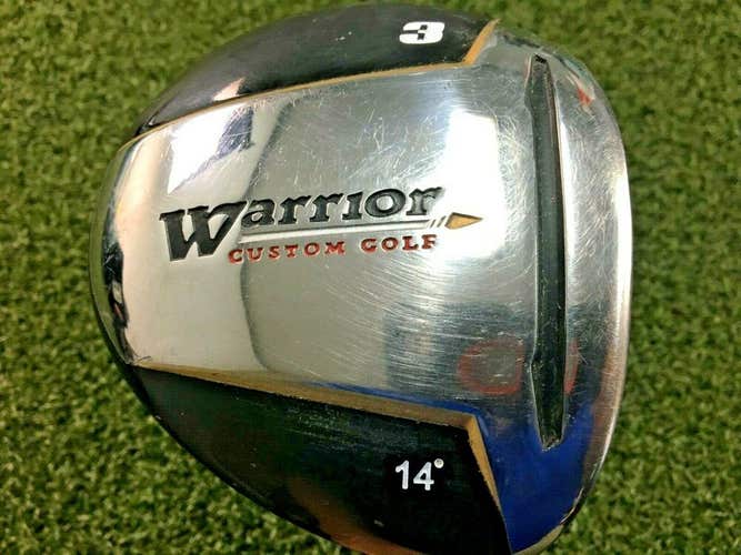 Warrior Golf 3 Wood 14*  / RH / Stiff Graphite ~43.5" / New Grip / Nice / mm4757