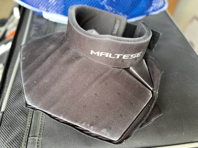 Used Maltese Neck Guard Goalie Senior
