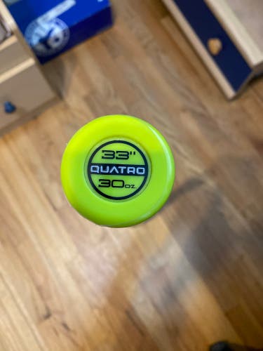 New BBCOR Certified Rawlings (-3) 30 oz 33" Quatro Bat