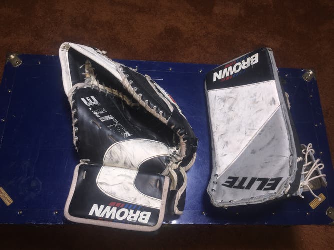 Used Regular John Brown Elite Pro Stock Glove and Blocker