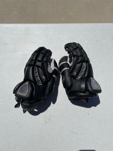 Goalie Maverik Rome RX3 Lacrosse Gloves 13" Black Used
