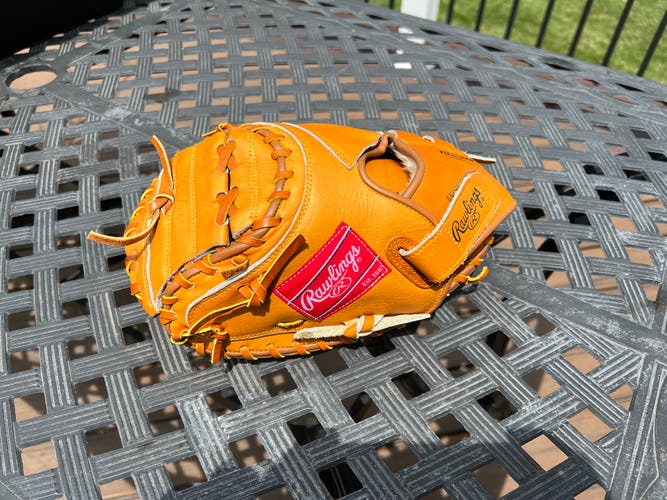 Used Rawlings Left Hand Throw Catcher's RCM33 Baseball Glove 33"