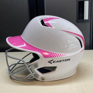 Easton Z5 softball batting helmet with mask