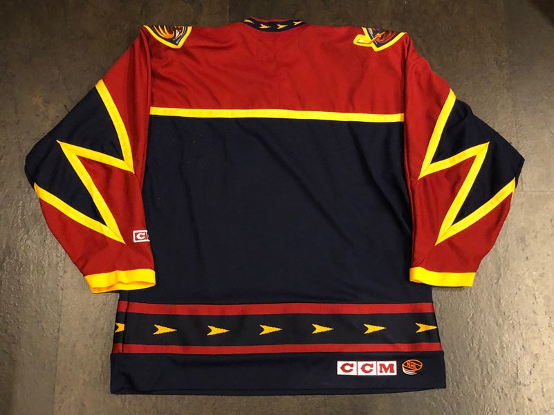 Atlanta Thrashers Jersey - Youth L/XL - CCM - Vintage - Stitched - NHL