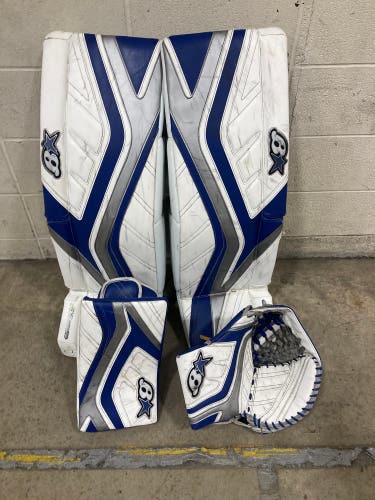 Brian gnetik 4 pro goalie pads blocker glove