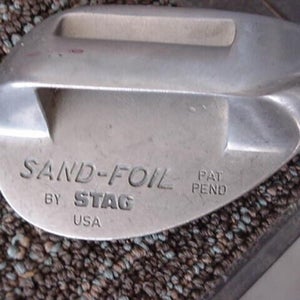 36 1/8 IN STAG SAND FOIL MADE IN THE USA SW GOLF CLUB VERY NICE W NEW GRIP