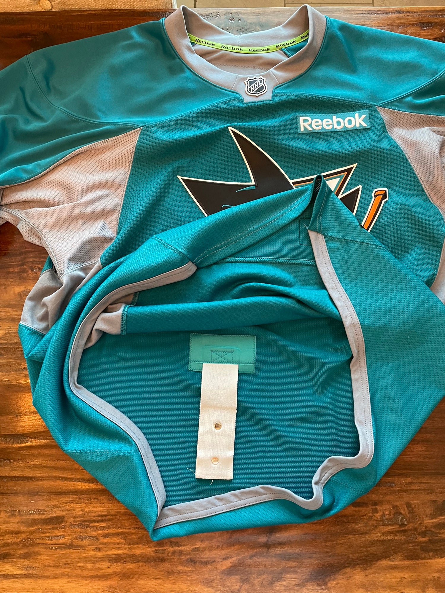 San Jose Sharks Reebok Hockey is For Everyone practice jersey