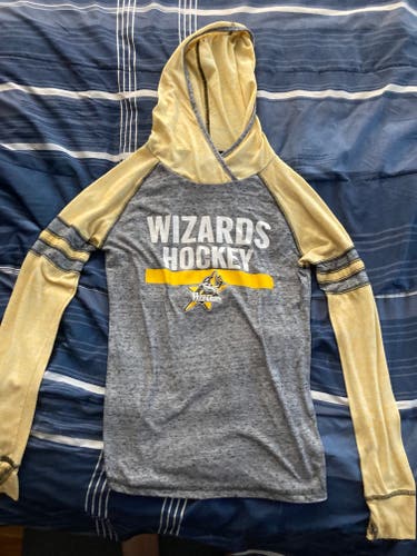 Gray Used East Coast Wizards  Small Hoodie