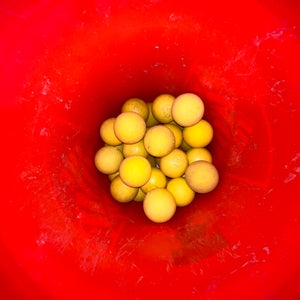 30 Yellow Lacrosse Balls/one day shipping