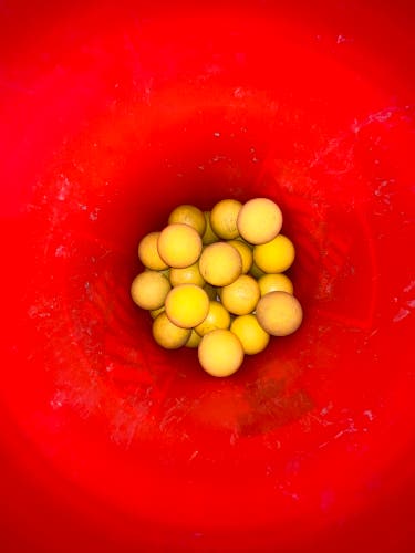 30 Yellow Lacrosse Balls/one day shipping