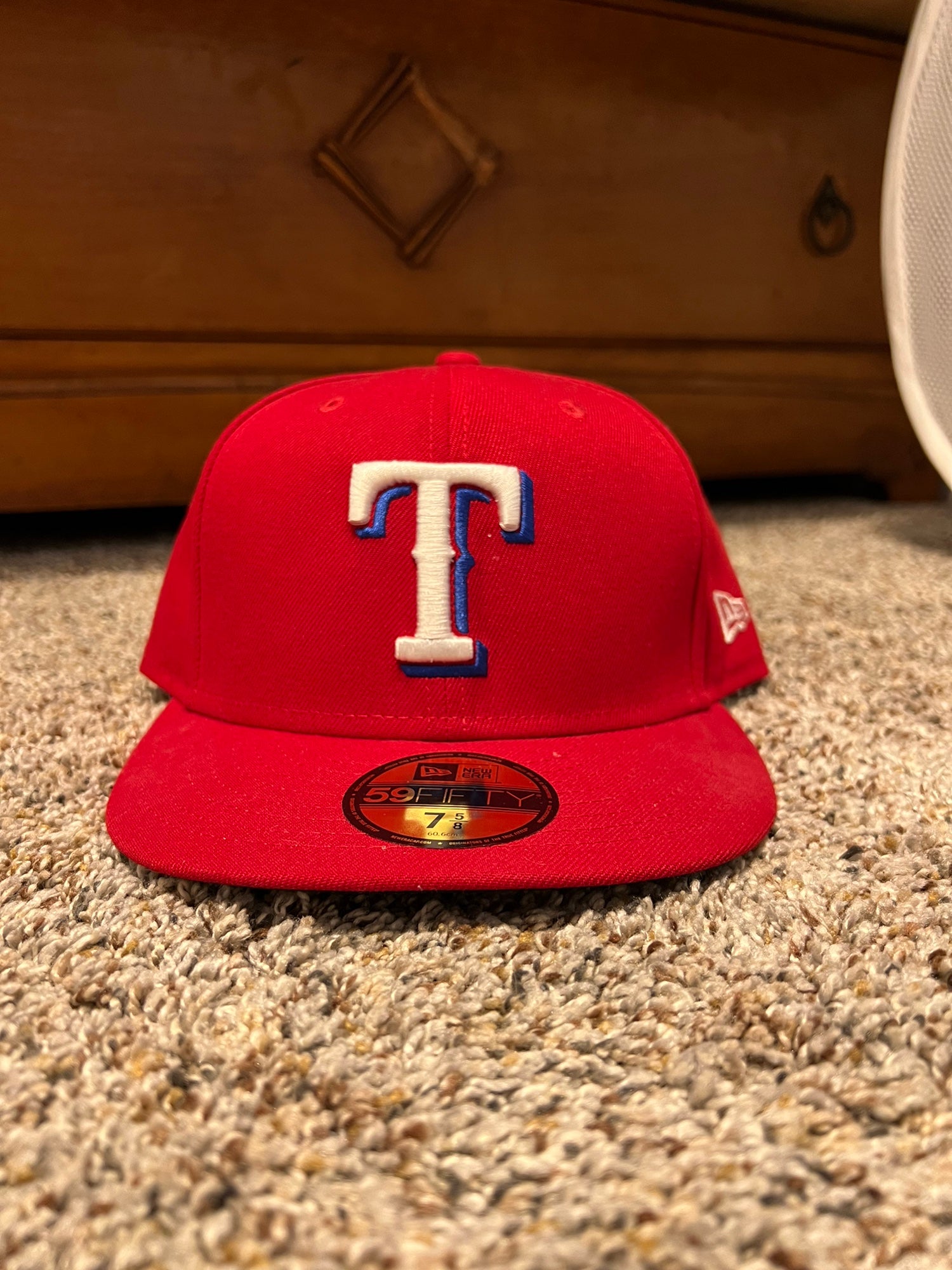 New Era 59FIFTY Real Facts Texas Rangers Texas Flag Patch Hat - Gold, Brown Gold/Brown / 7 5/8