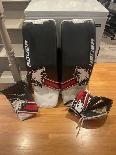 35" (Large) Custom Ultrasonic Goalie Full Pad Set